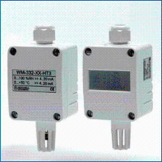 暖通壁挂式温湿度变送器WN33&52